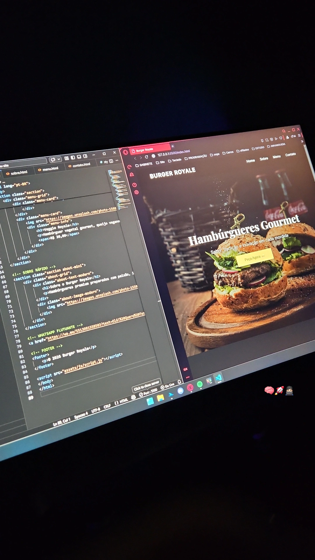 Eu vou criar um site profissional